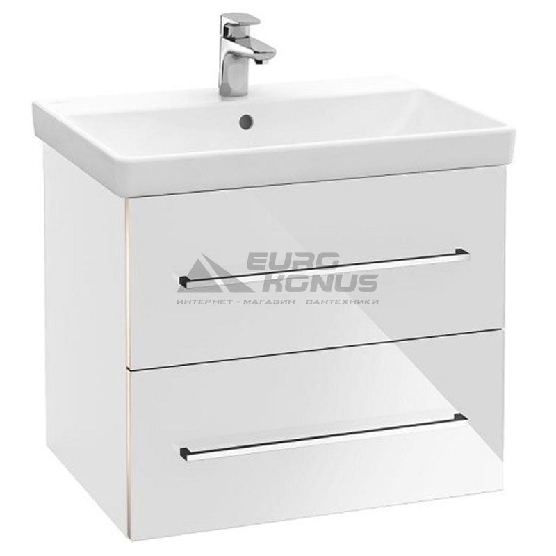 VILLEROY&BOCH Тумба с умывальником подвесная Avento (4158A889)